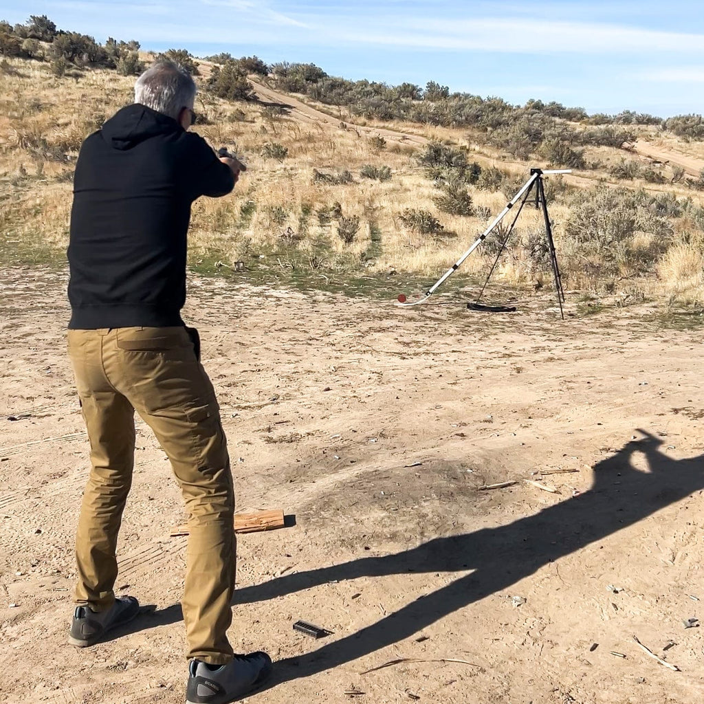 Target Tumbler! The remotely controlled dynamic steel target launcher!