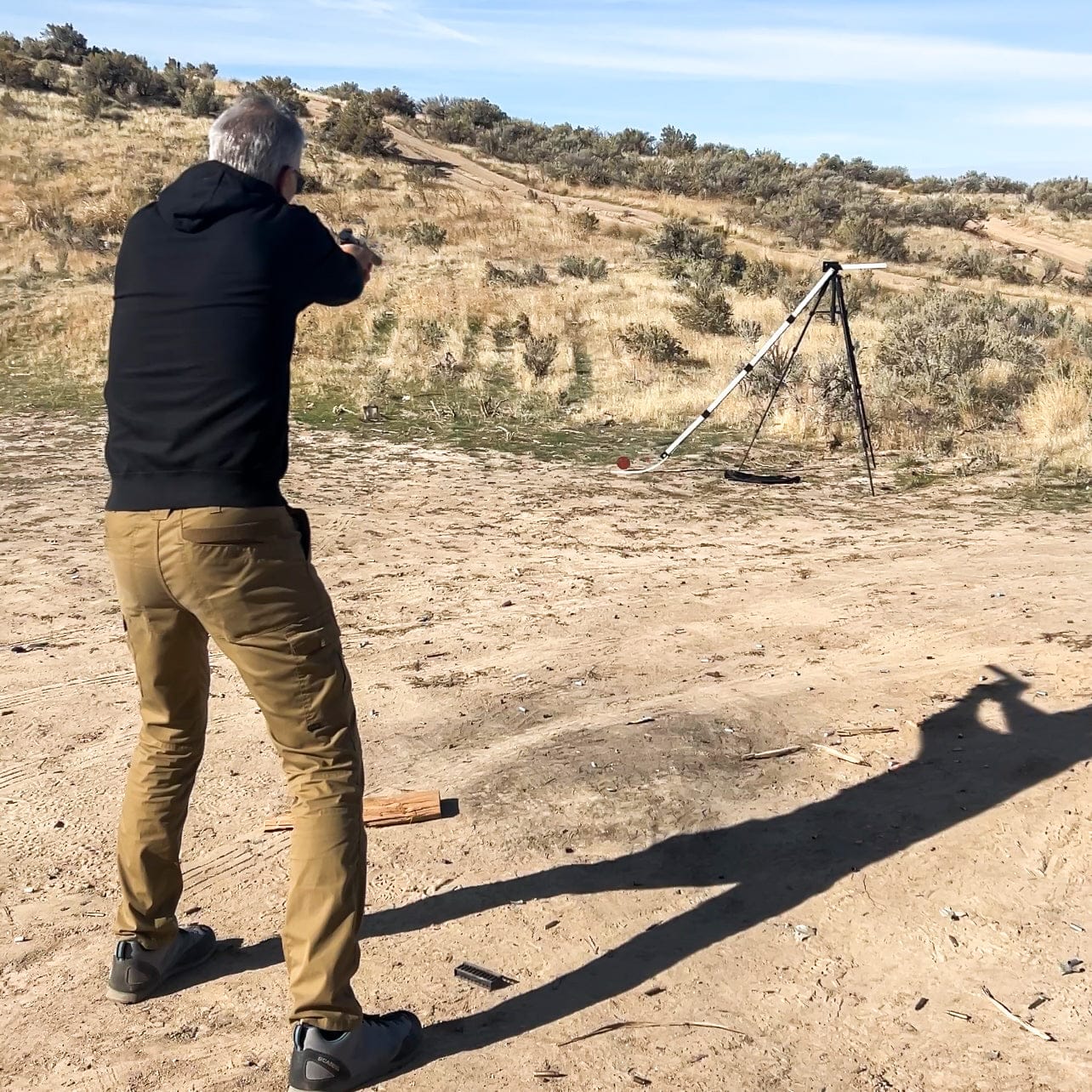 Target Tumbler! The remotely controlled dynamic steel target launcher!
