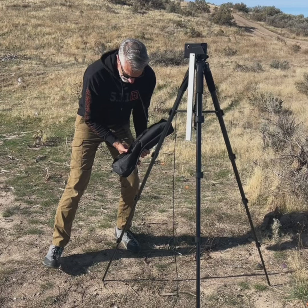 Target Tumbler! The remotely controlled dynamic steel target launcher!
